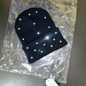 “Starlit Noir” Beanie